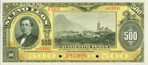 Nuevo Leon 500 specimen