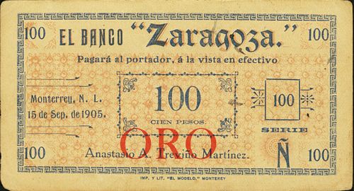 zaragoza 100 N oro