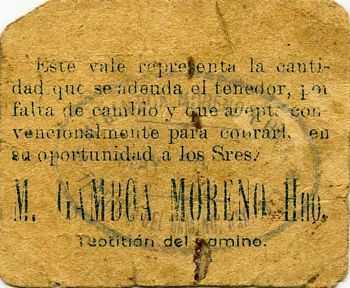 Moreno 10c 1223 reverse