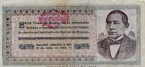 Oaxaca 10 A 1145568 reverse