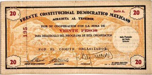 Frente Constitucional Democratico Mexicano 20 1922