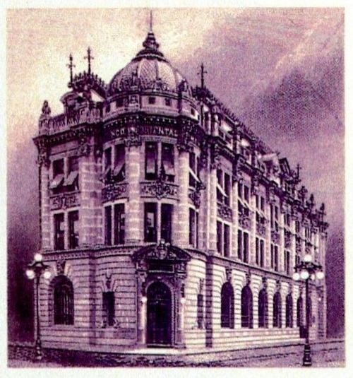 Banco Oriental building vignette