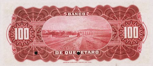 Queretaro 100 A 00000 reverse