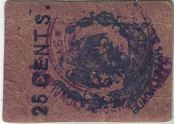 Guadalcazar 25c reverse