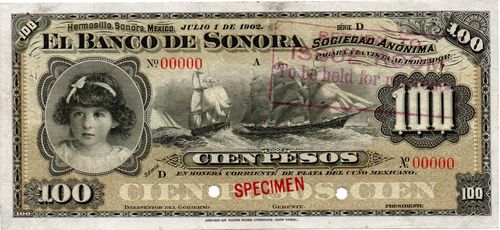 Banco de Sonora 100 D 00000