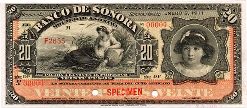 Banco de Sonora 20 DP 00000