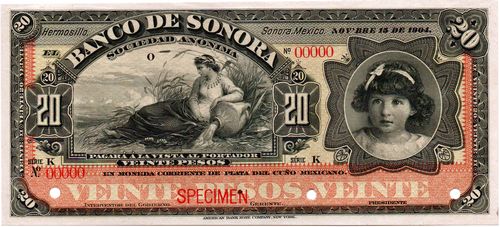 Banco de Sonora 20 K 00000