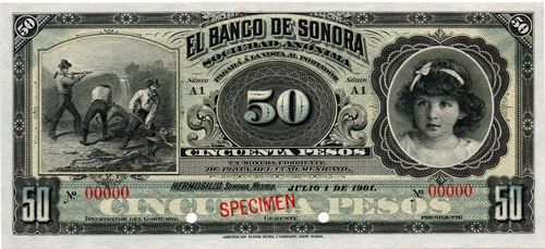 Banco de Sonora 50 A1 00000