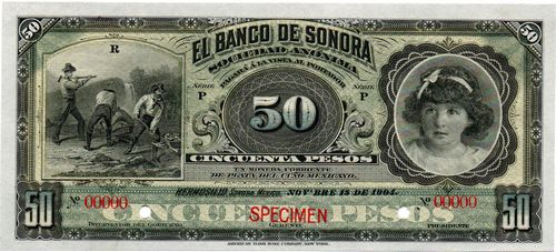 Banco de Sonora 50 P 00000