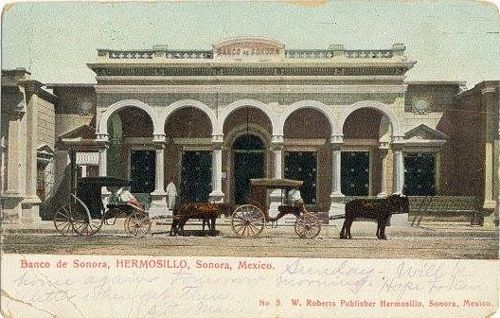 Banco de Sonora postcard