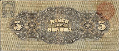 Sonora 5 CE 266597 reverse