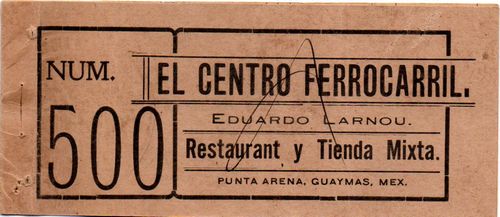 Centro Ferrocarril 500 front