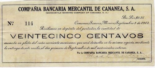 Compania Bancaria 25c 114