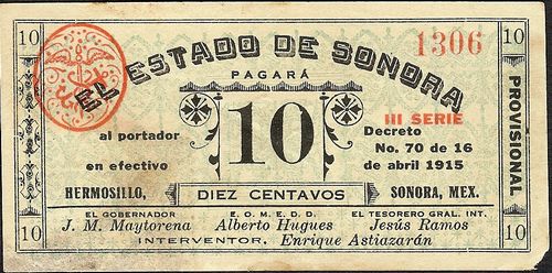 Est Sonora 10c III 1306