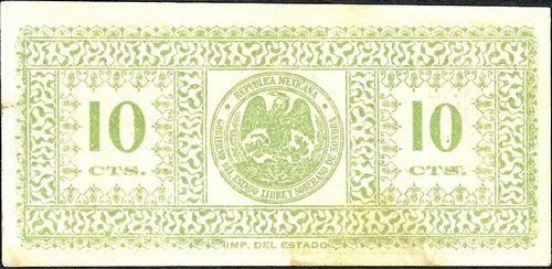 Est Sonora 10c I 27857 reverse