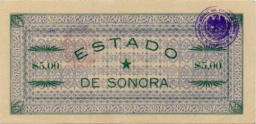 Est Sonora 5 4 1885 reverse
