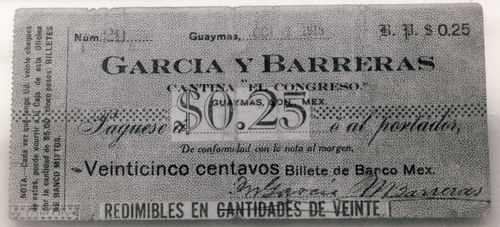 Garcia y Barreras 25c 20