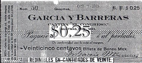 Garcia y Barreras 25c 30