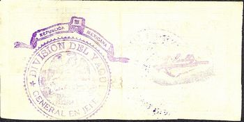 Jefatura 50c 19243 reverse