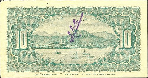 Tes Federacion 10c D 155233 reverse