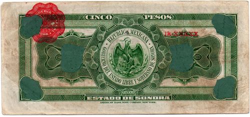 Est Sonora 5 J 115710 reverse