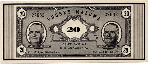 Phoney Mazuma 20 C 27662