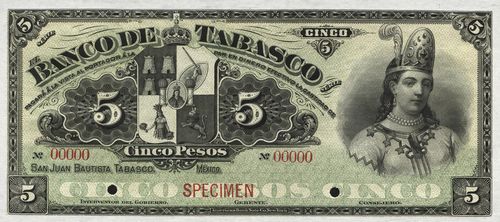 Tabasco 5 specimen