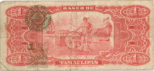 Tamaulipas 1 1D 03689 reverse