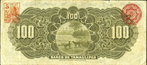 Tamaulipas 100 F 202 reverse