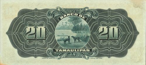 Tamaulipas 20 H 18927 reverse