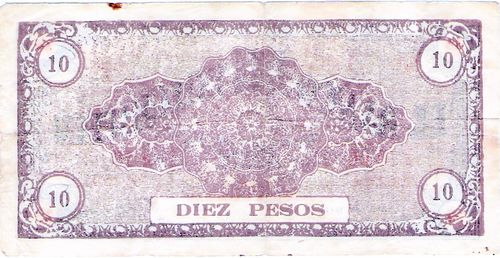 Banco Tamaulipeco 10 reverse