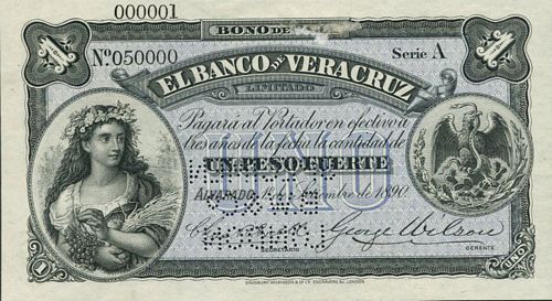 Banco de Veracruz 1 A 00001 blue