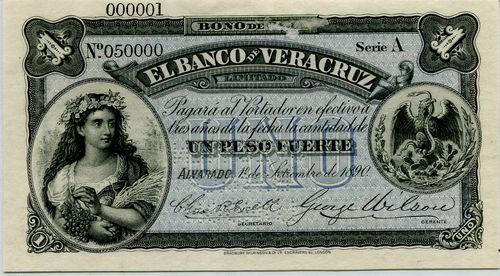 Banco de Veracruz 1 specimen