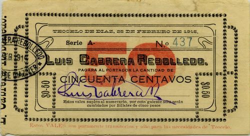 Cabrera 50c A 437