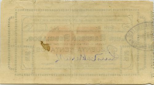 Cabrera 50c A 437 reverse