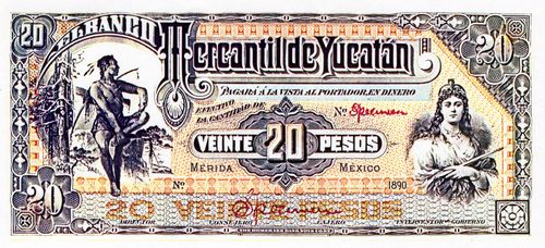 Mercantil Yucatan HL 20 specimen