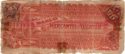Mercantil Yucatan 100 1657 reverse