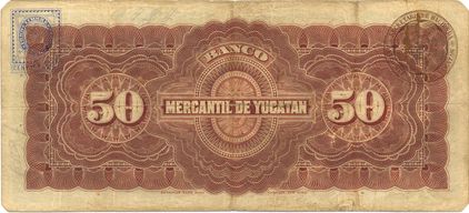 Mercantil Yucatan 50 E 14204 reverse