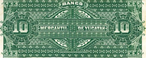 Mercantil Yucatan HL 10 specimen reverse