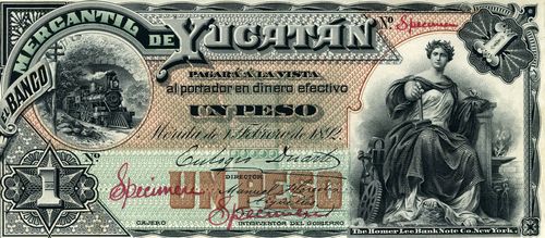 Mercantil Yucatan HL 1 specimen