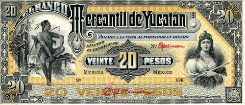 Mercantil Yucatan HL 20 specimen