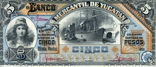 Mercantil Yucatan HL 5 specimen