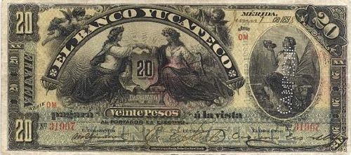 Banco Yucateco 20 DM 31907