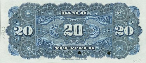 Yucateco 20 MGG 00000 reverse