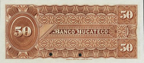 Yucateco 50 JDC 00000 reverse
