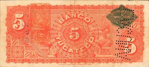 Yucateco 5 HC 152028 reverse