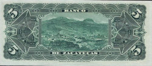 Zacatecas 5 105342 reverse
