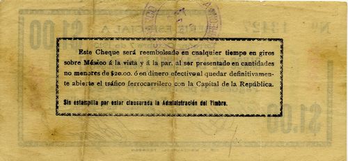 Coahuila on Laguna 1 13427 reverse