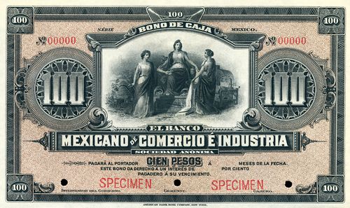 Banco Mexicano de Comercio e Industria 100