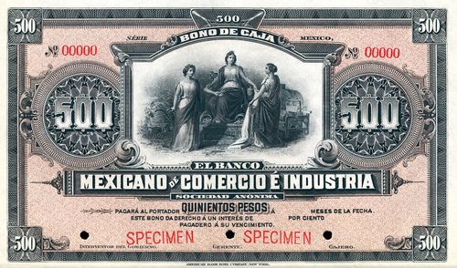 Banco Mexicano de Comercio e Industria 500